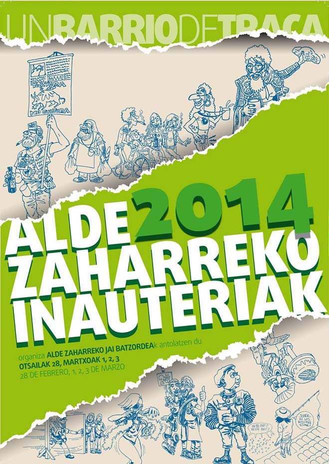 alde zaharreko inauteriak carnavales casco viejo