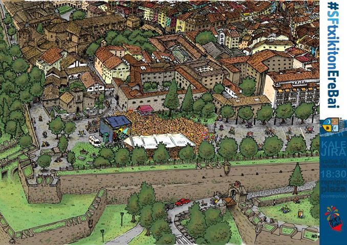 san fermin txiki kalejira aldapako sanferminak