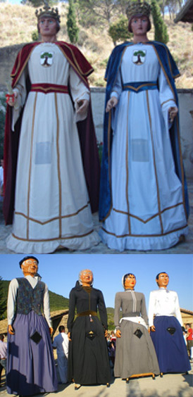 gigantes larraga larragako erraldoiak