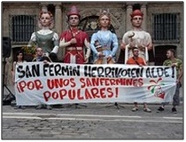sanfermines populares herri sanferminak gora iru&ntilde;ea